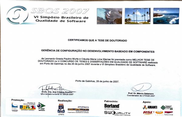 1o. lugar (Doutorado)
